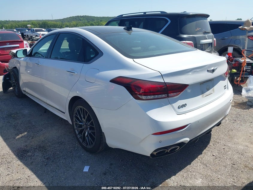 Vin: kmhgn4jb2ju245072, lot: 46216974, genesis g80 3.3t sport 20183