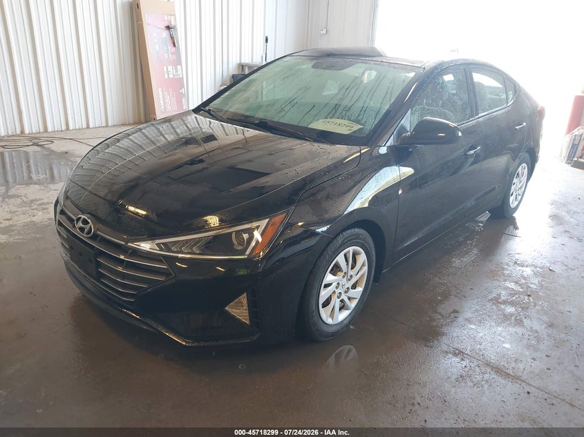 2019 Hyundai Elantra, Звичайний знос, IAAI, VIN 5NPD74LF1KH497201 — фото 2