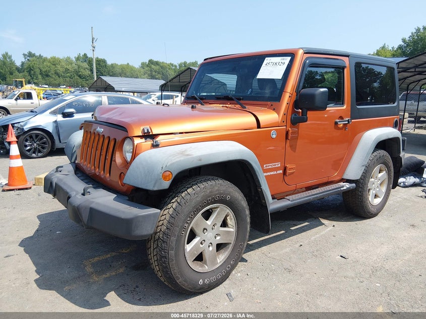 Vin: 1j4aa2d1xbl542864, lot: 46217011, jeep wrangler sport 20112