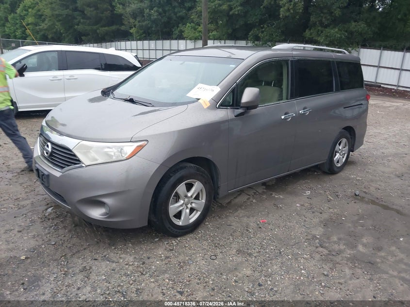 Vin: jn8ae2kp3h9169050, lot: 46217018, nissan quest sv 20172