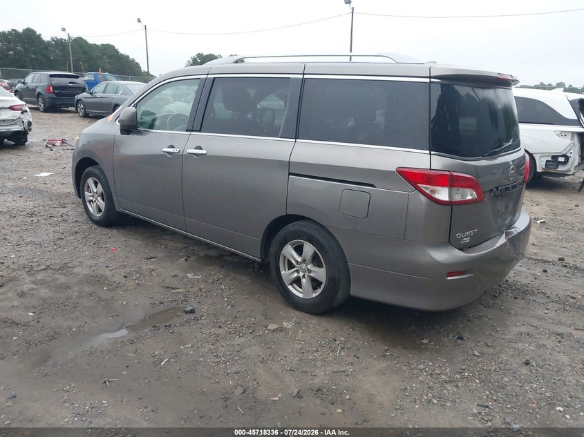 Vin: jn8ae2kp3h9169050, lot: 46217018, nissan quest sv 20173
