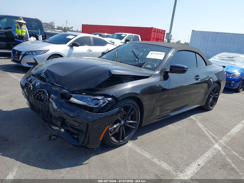Vin: wba23at09mcg85508, lot: 46217026, bmw 430i 20212