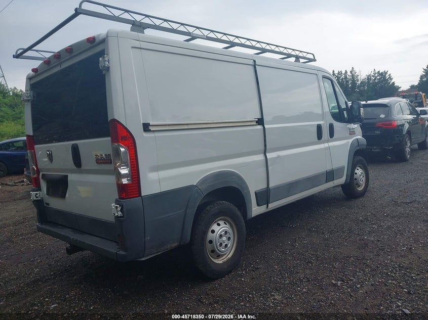 Vin: 3c6trvag2fe514676, lot: 46217032, ram promaster 1500 low roof 20154
