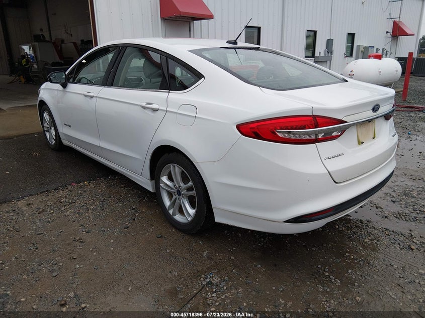 Vin: 3fa6p0uuxjr271593, lot: 46217078, ford fusion hybrid s 20183