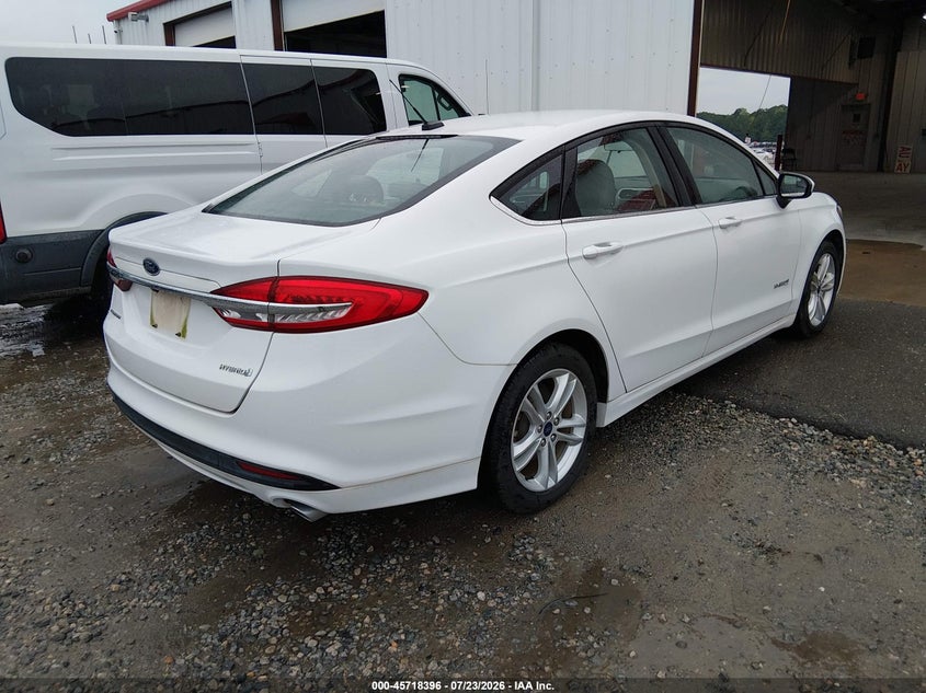 Vin: 3fa6p0uuxjr271593, lot: 46217078, ford fusion hybrid s 20184