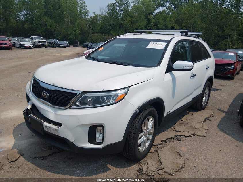 Vin: 5xyktda72fg611542, lot: 46217083, kia sorento lx v6 20152