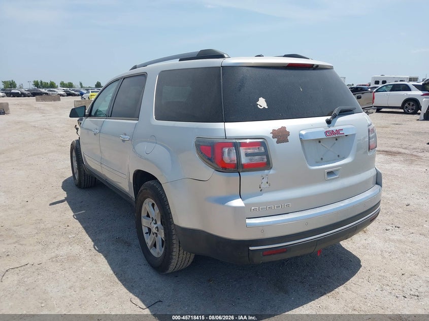 Vin: 1gkkrned9fj279639, lot: 46217097, gmc acadia sle-1 20153