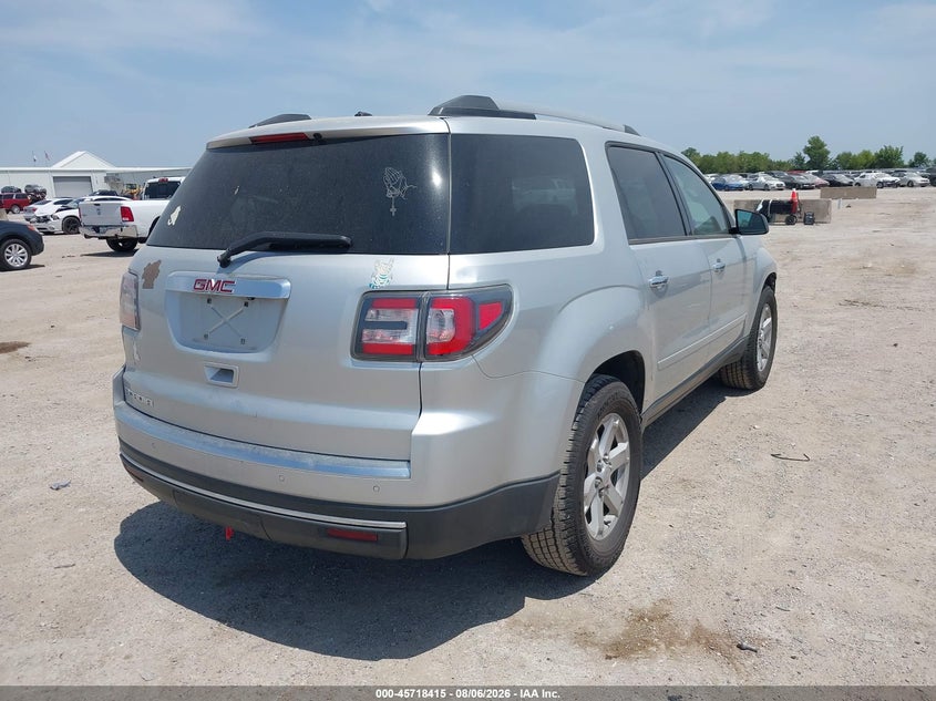Vin: 1gkkrned9fj279639, lot: 46217097, gmc acadia sle-1 20154