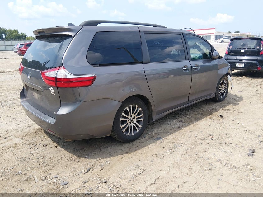 Vin: 5tdyz3dc3js951998, lot: 46217110, toyota sienna xle 8 passenger 20184