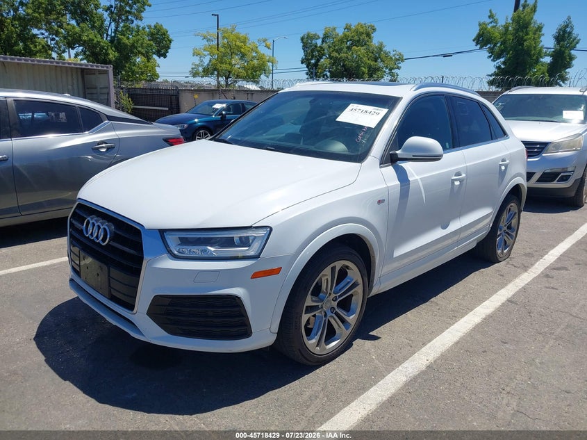 Vin: wa1jccfs7jr016810, lot: 46217111, audi q3 2.0t premium/2.0t sport premium 20182