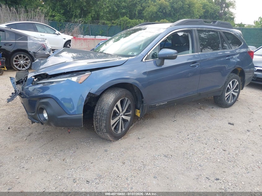 Vin: 4s4bsanc8j3372936, lot: 46217134, subaru outback 2.5i limited 20182