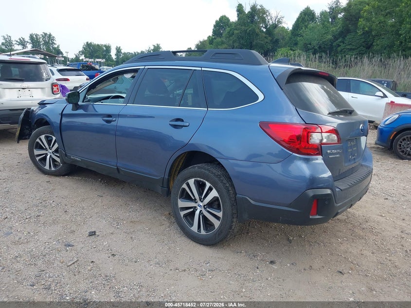 Vin: 4s4bsanc8j3372936, lot: 46217134, subaru outback 2.5i limited 20183