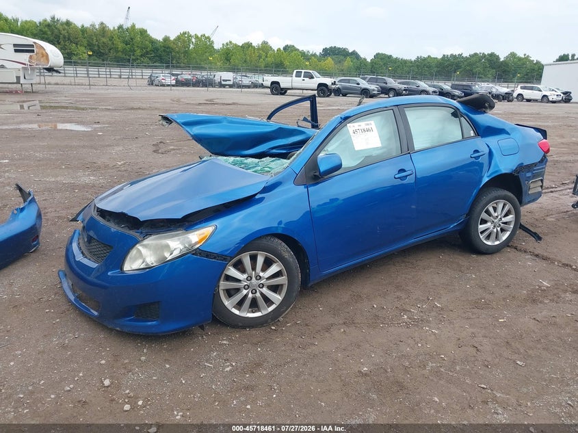 Vin: 2t1bu4ee9ac533318, lot: 46217143, toyota corolla xle 20102