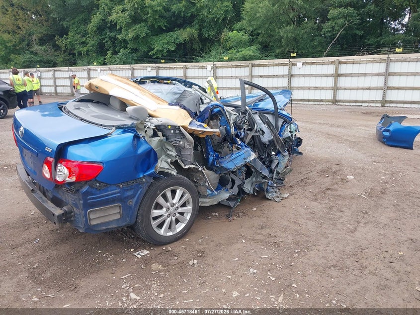 Vin: 2t1bu4ee9ac533318, lot: 46217143, toyota corolla xle 20104