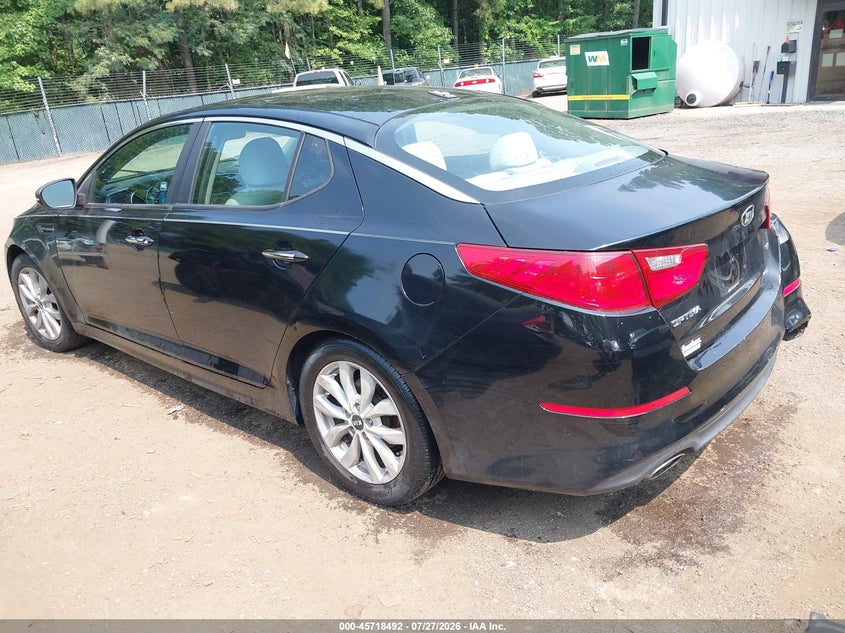Vin: knagm4a71f5617759, lot: 46217174, kia optima lx 20153