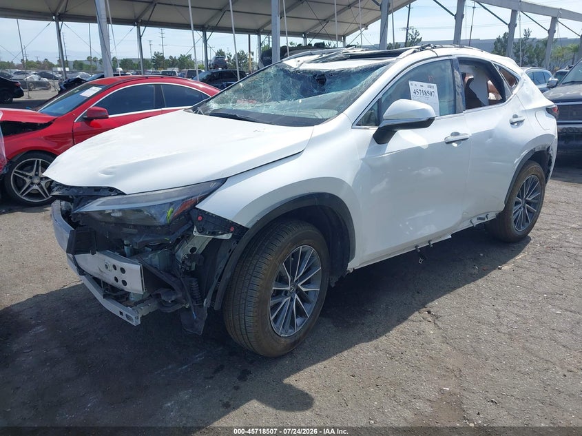 Vin: jtjakcez0n2007529, lot: 46217189, lexus nx 350h 20222