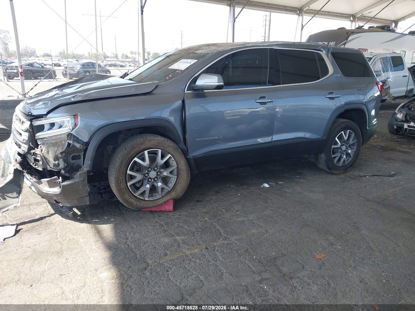 Vin: 1gkknkla5mz208360, lot: 46217210, gmc acadia fwd sle 20212
