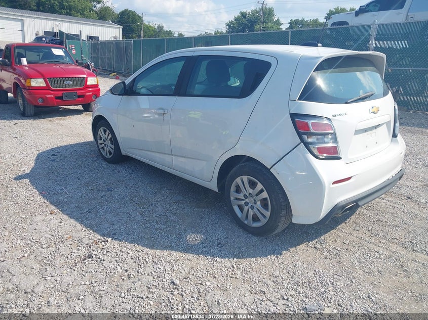 Vin: 1g1jg6sh5h4148521, lot: 46217216, chevrolet sonic lt auto 20173