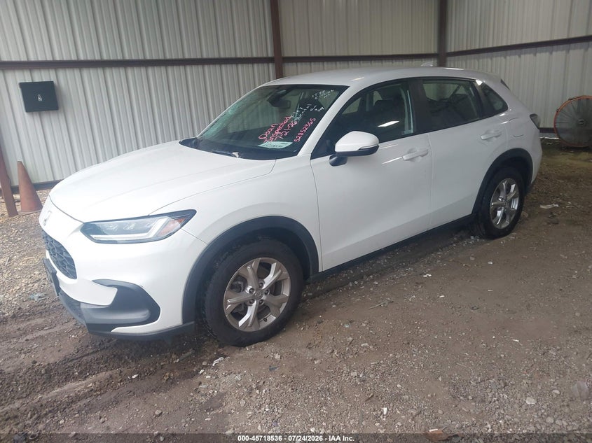 Vin: 3czrz2h34pm741549, lot: 46217218, honda hr-v awd lx 20232