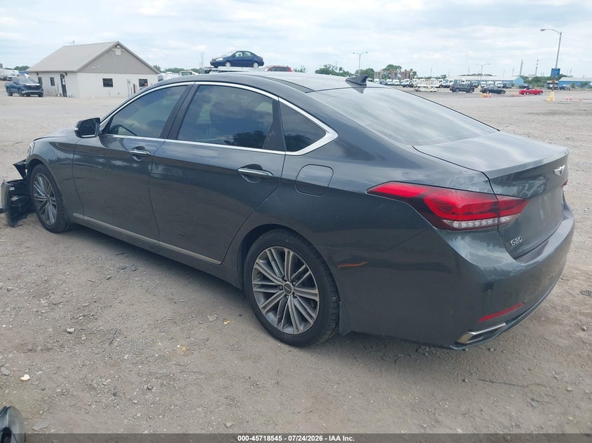 Vin: kmhgn4je6ju274584, lot: 46217227, genesis g80 3.8 20183