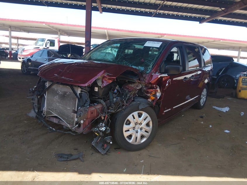 Vin: 2c4rdgbg0kr573732, lot: 46217228, dodge grand caravan se 20192