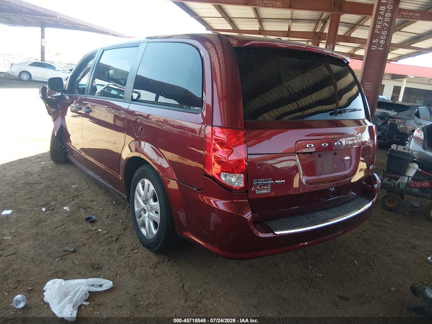 Vin: 2c4rdgbg0kr573732, lot: 46217228, dodge grand caravan se 20193