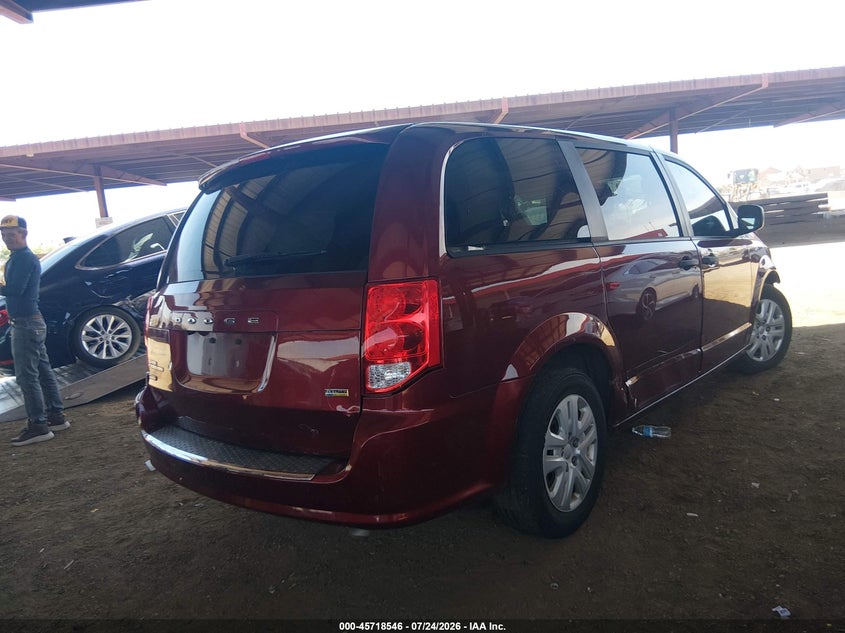 Vin: 2c4rdgbg0kr573732, lot: 46217228, dodge grand caravan se 20194