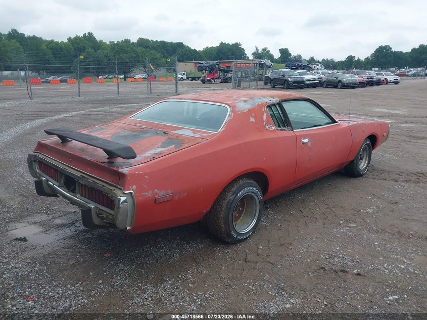 1973 DODGE CHARGER 2-DOOR auction photo 4