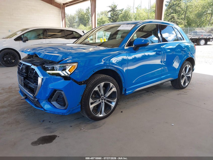 Vin: wa1eecf3xk1074642, lot: 46217250, audi q3 2.0t s line premium 20192