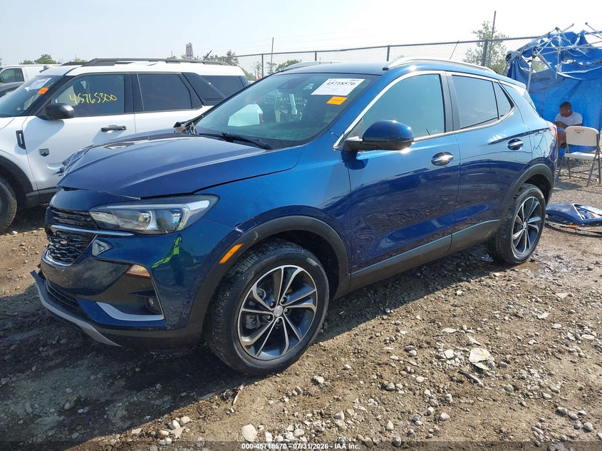 Vin: kl4mmesl7mb053678, lot: 46217252, buick encore gx awd select 20212