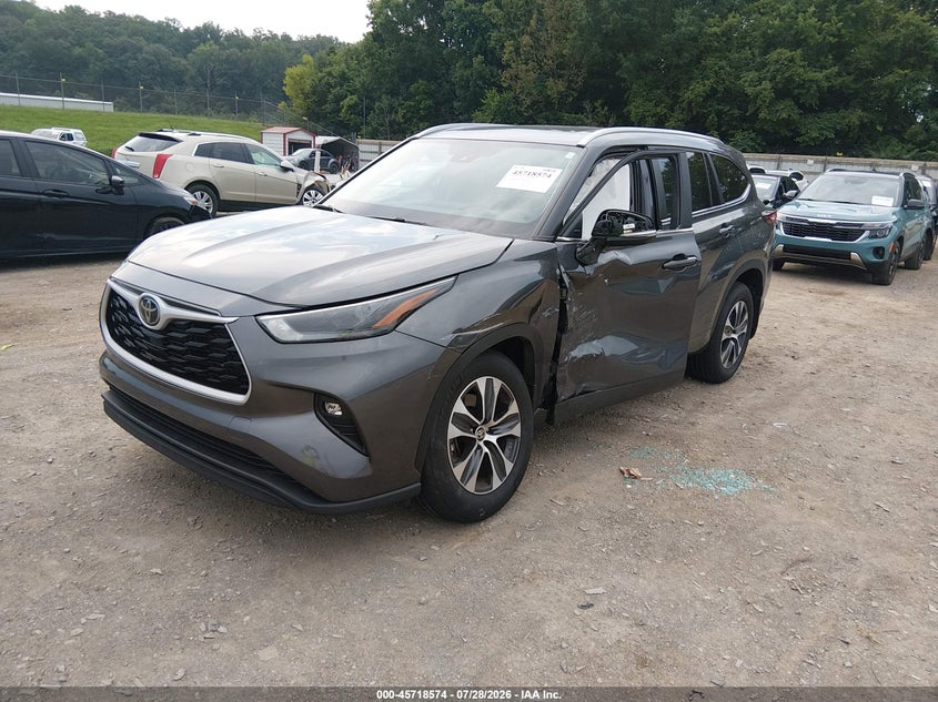 Vin: 5tdkdrbh0ss588387, lot: 46217256, toyota highlander xle 20252