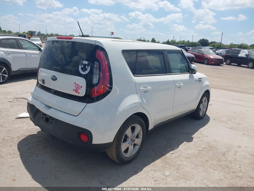 Vin: kndjn2a27k7005093, lot: 46217276, kia soul 20194