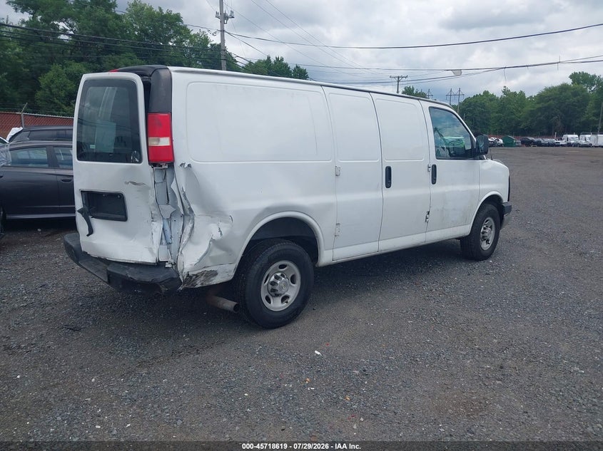 Vin: 1gcwgffa4d1167230, lot: 46217301, chevrolet express 2500 work van 20134