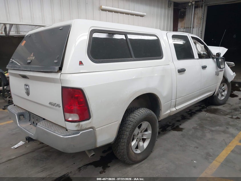 Vin: 3c6rr7ktxmg623096, lot: 46217317, ram 1500 classic tradesman  4x4 5'7 box 20214
