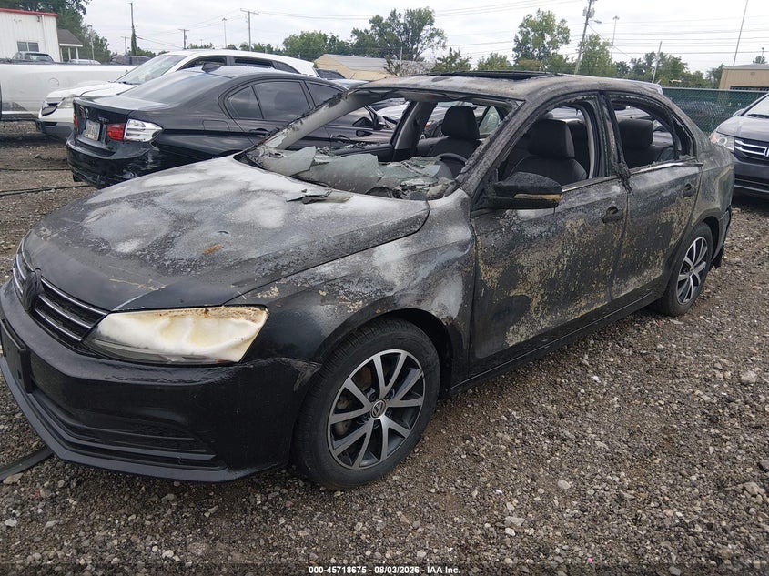 Vin: 3vwdb7aj3hm384311, lot: 46217357, volkswagen jetta 1.4t se 20172