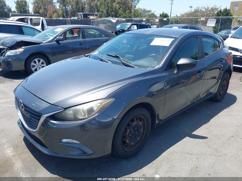 Vin: 3mzbm1j78gm307225, lot: 46217390, mazda mazda3 i sport 20162