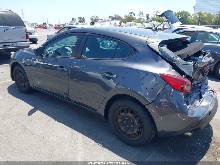 Vin: 3mzbm1j78gm307225, lot: 46217390, mazda mazda3 i sport 20163