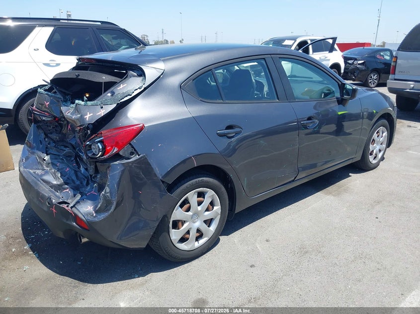 Vin: 3mzbm1j78gm307225, lot: 46217390, mazda mazda3 i sport 20164