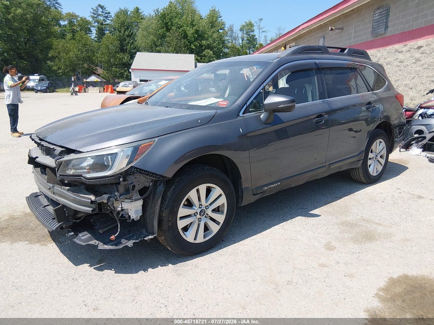 Vin: 4s4bsafc1k3376973, lot: 46217403, subaru outback 2.5i premium 20192