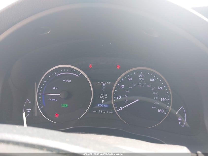 2015 LEXUS ES 300H auction photo 7