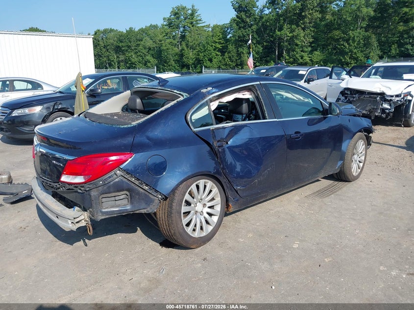 Vin: 2g4gr5ek2c9136566, lot: 46217443, buick regal 20124