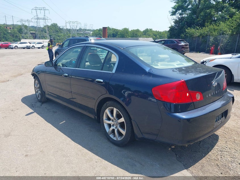 2006 INFINITI G35X auction photo 3