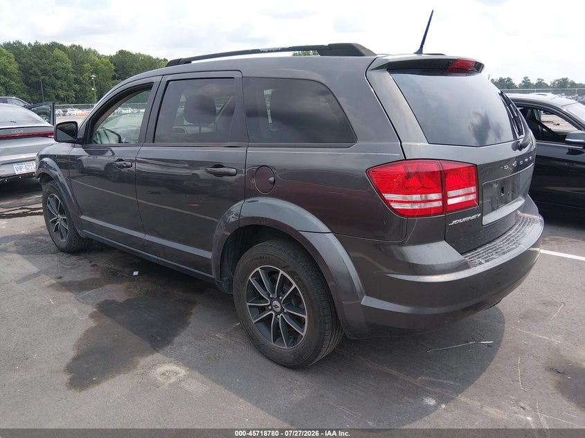 Vin: 3c4pdcab9jt525664, lot: 46217462, dodge journey se 20183