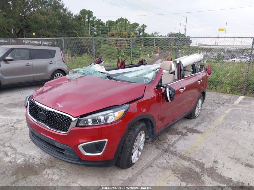Vin: 5xypg4a37jg397311, lot: 46217471, kia sorento 2.4l lx 20182