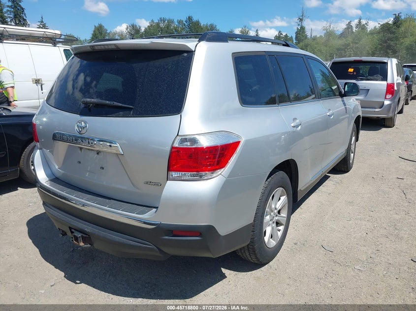 Vin: 5tdbk3eh6cs100978, lot: 46217482, toyota highlander se v6 20124
