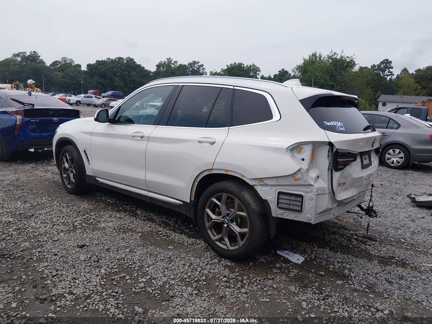 Vin: 5ux53dp02n9k31459, lot: 46217515, bmw x3 xdrive30i 20223