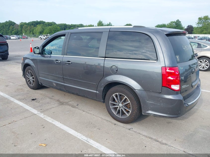 Vin: 2c4rdgcg5hr847255, lot: 46217539, dodge grand caravan sxt 20173