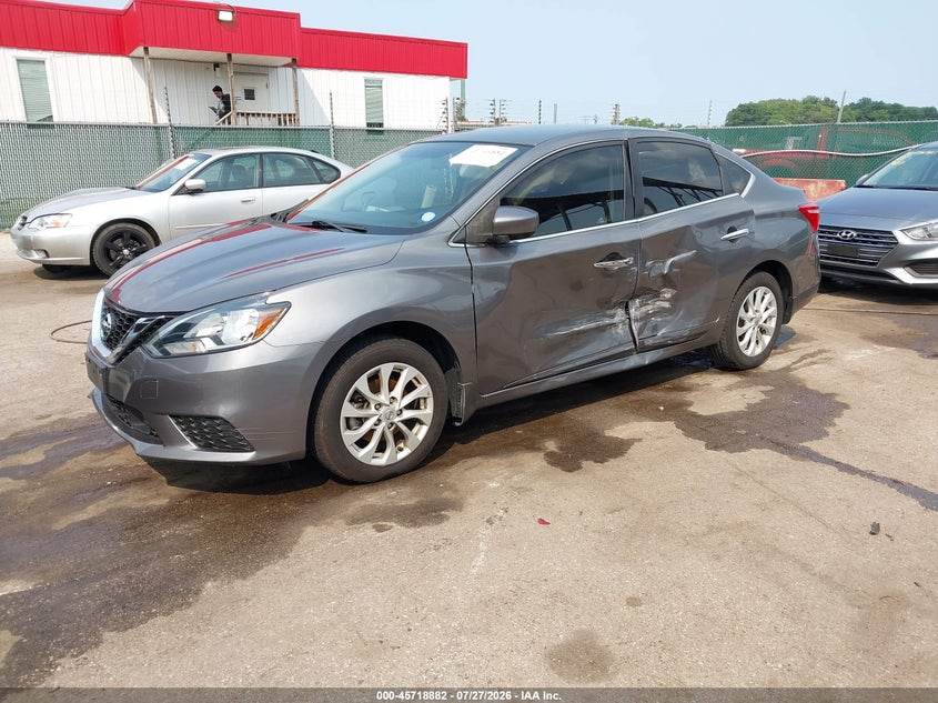 2018 Nissan Sentra, Обидва боки, IAAI, VIN 3N1AB7AP9JY213686 — фото 2