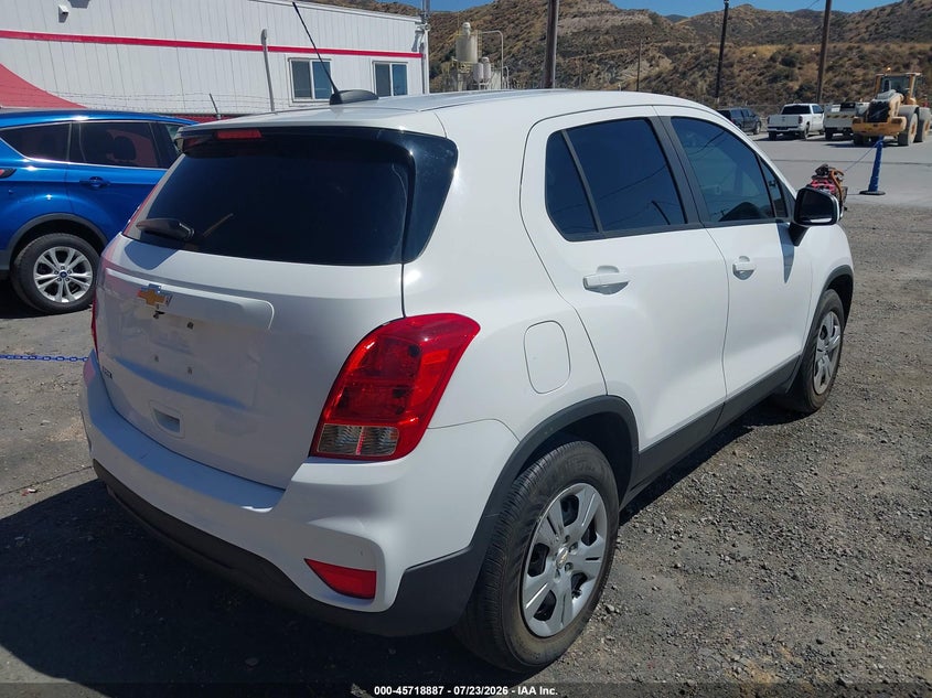 Vin: 3gncjksb0jl355136, lot: 46217569, chevrolet trax ls 20184