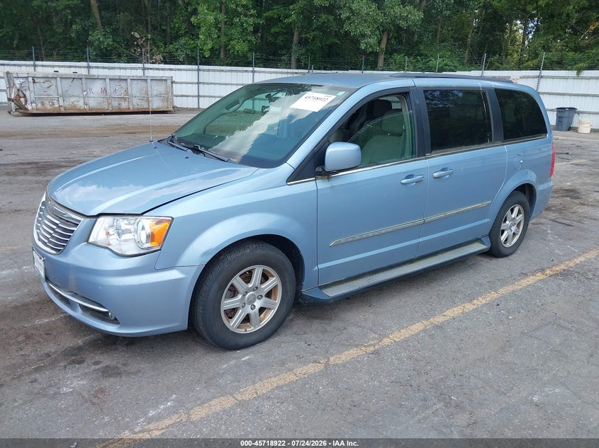 Vin: 2c4rc1bgxdr555144, lot: 46217603, chrysler town & country touring 20132